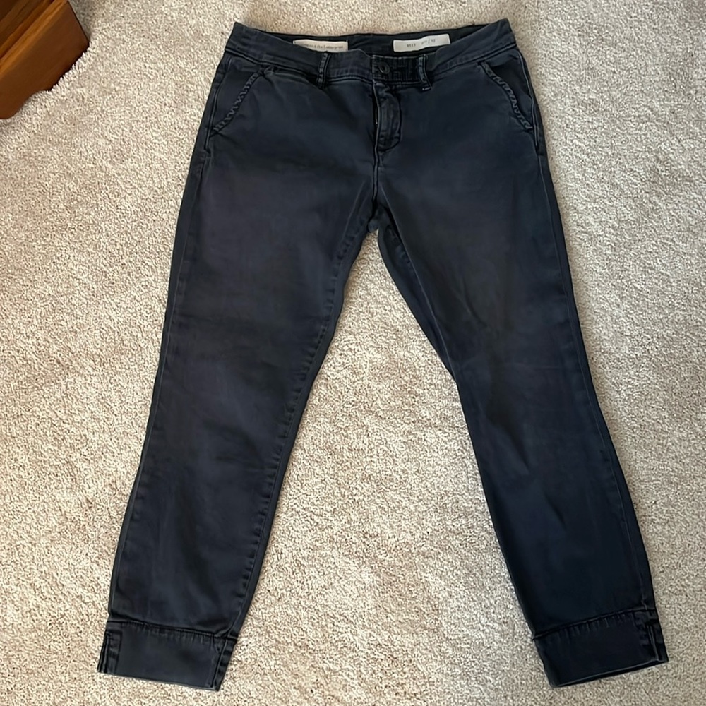 Anthropologie Pilcro Cropped Chinos